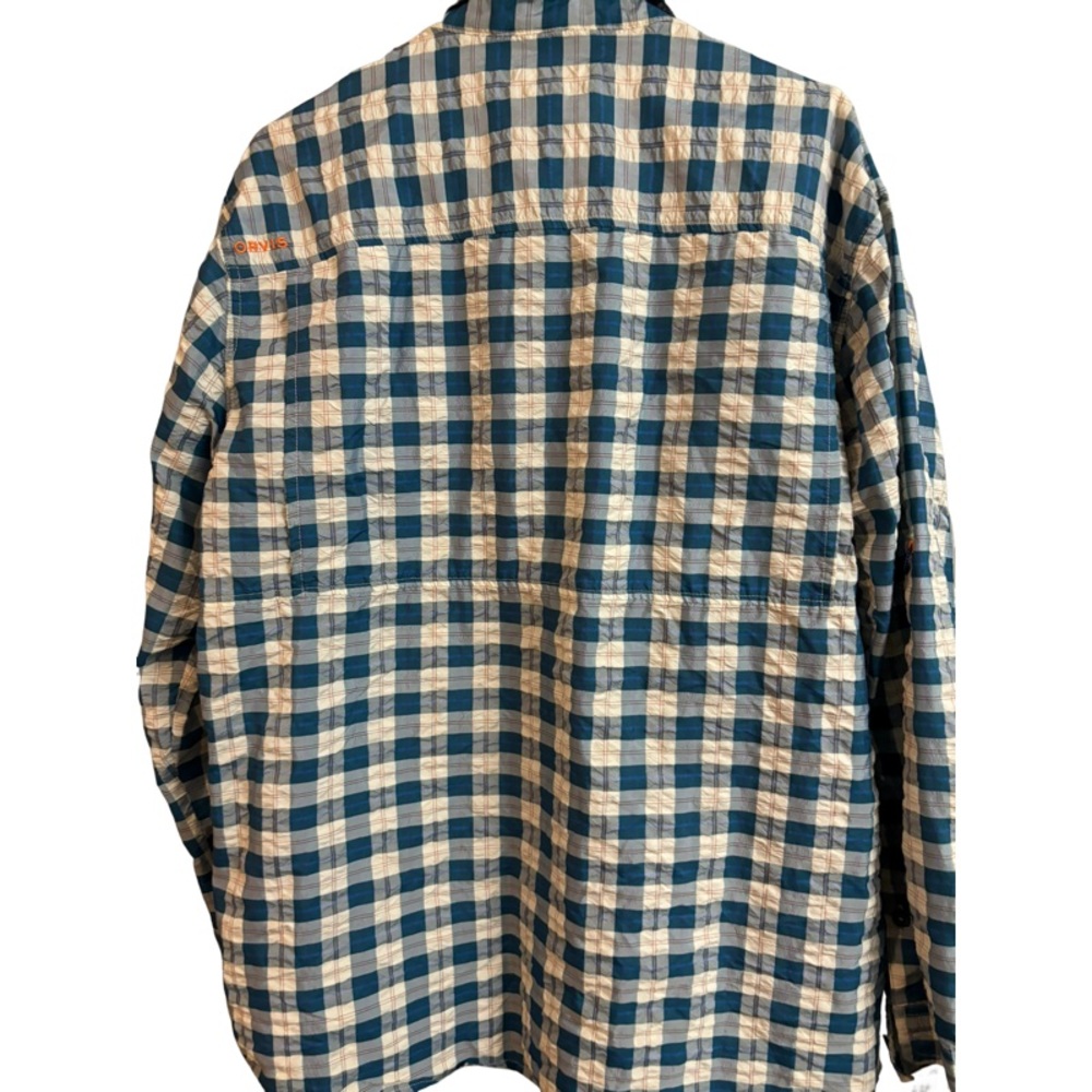 Orvis Open Air Caster Long Sleeve Shirt - Blue Lagoon - Large - Picture 2 of 7